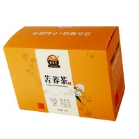 甘肃桂馥堂五谷营养食品科技有限公司  苦荞茶黄纸盒